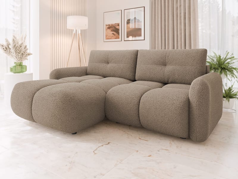 Durven Sovesofa 3-seter - Brun - Møbler - Sofaer - Sovesofaer - Sovesofa divan
