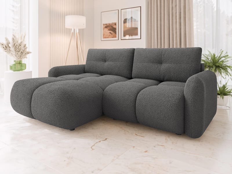 Durven Sovesofa 3-seter - Grå - Møbler - Sofaer - Sovesofaer - 3 seters sovesofa