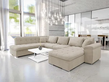 Dynir 6-seters U-sofa med Divan Høyre - Møbler - Sofaer - Sovesofaer - Hjørnesovesofa