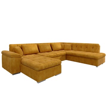 Dynir 6-seters U-sofa med Divan Venstre - Møbler - Sofaer - Sovesofaer - Hjørnesovesofa