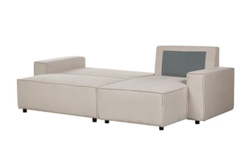 Dyshawn Hjørnesovesofa 2-seter - Beige/Svart - Møbler - Sofaer - Sovesofaer - Sovesofa divan