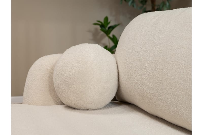 Efrem Sovesofa 3-Seter - Beige - Møbler - Sofaer - Sovesofaer - 3 seters sovesofa
