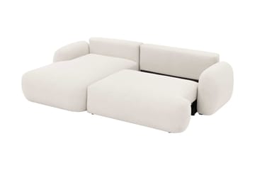 Efrem Sovesofa med Sjeselong 3-seter i Bouclé - Brun - Møbler - Sofaer - Sovesofaer - Sovesofa divan