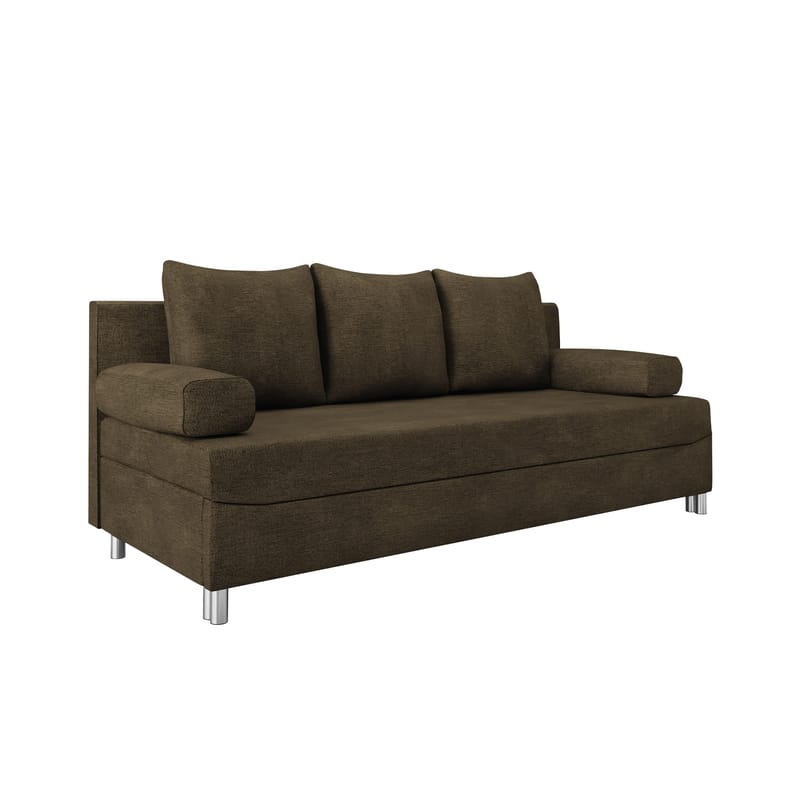 Eifion 3-seters sovesofa - mørkebrun - Møbler - Sofaer - Sovesofaer - 3 seters sovesofa