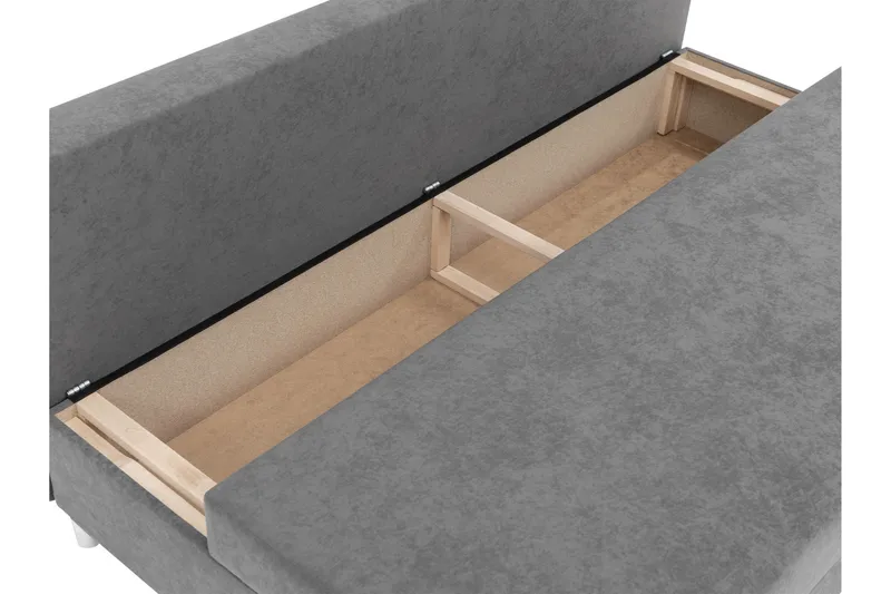 Eifion Sovesofa 3-seter - Grå - Møbler - Sofaer - Sovesofaer - 3 seters sovesofa