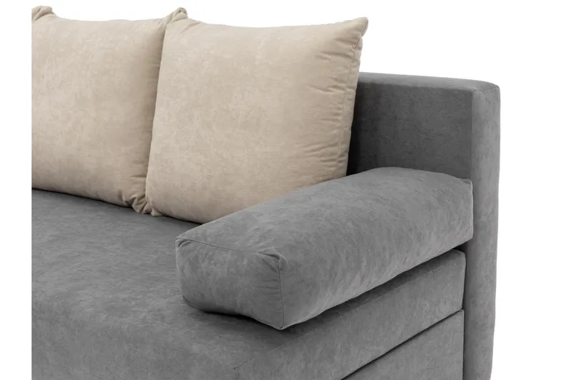 Eifion Sovesofa 3-seter - Grå - Møbler - Sofaer - Sovesofaer - 3 seters sovesofa