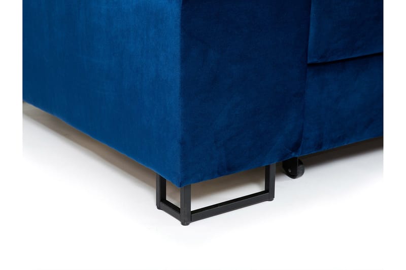 Elkind Hjørnesofa Høyre - Mørkeblå - Møbler - Sofaer - Sovesofaer - Langsgående sovesofa