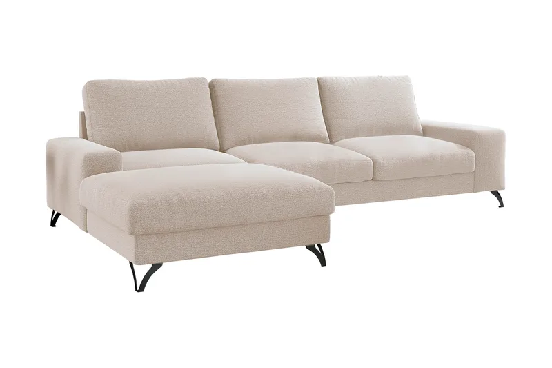 Emet Sovesofa med Divan 3-seter, Lys brun