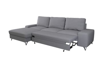 Emet Sovesofa med Divan 3-seter - Lys brun - Møbler - Sofaer - Sovesofaer - Langsgående sovesofa