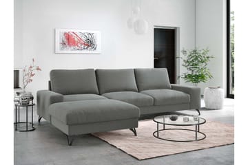 Emet Sovesofa med Divan 3-seter - Lys brun - Møbler - Sofaer - Sovesofaer - Langsgående sovesofa
