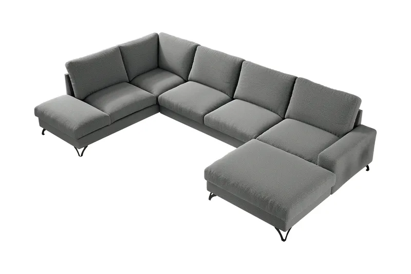 Emet Sovesofa med Divan og Sjeselong 5-seter, Beige