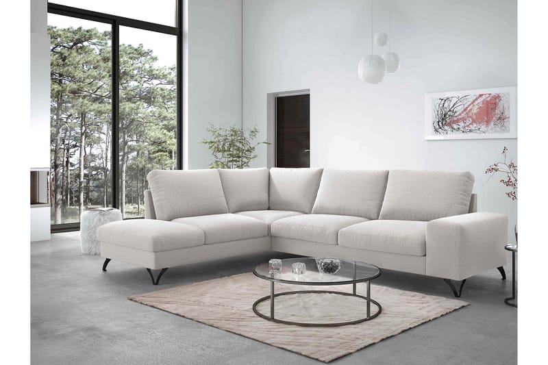 Emet Sovesofa med Sjeselong 4-seter - Brun - Møbler - Sofaer - Sovesofaer - Langsgående sovesofa