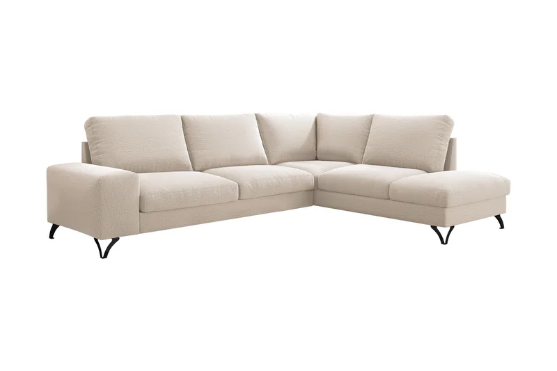 Emet Sovesofa med Sjeselong 4-seter, Grå