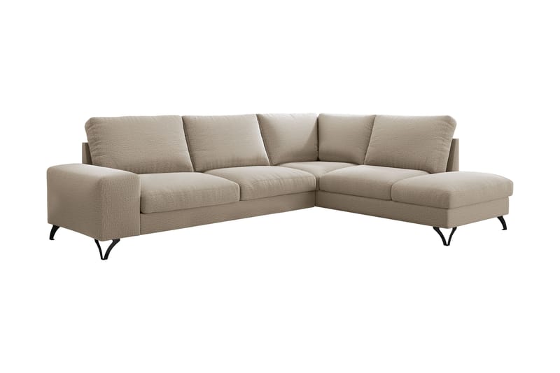 Emet Sovesofa med Sjeselong 4-seter, Hvit