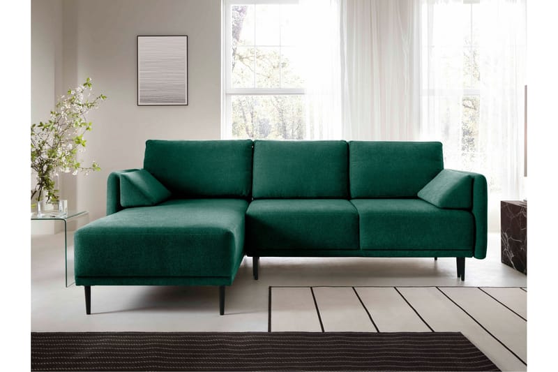 Enaya Sovesofa Med 3-Seters Divan - Beige - Møbler - Sofaer - Sovesofaer - Sovesofa divan