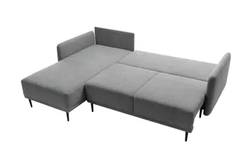 Enaya Sovesofa Med 3-Seters Divan - Beige - Møbler - Sofaer - Sovesofaer - Sovesofa divan