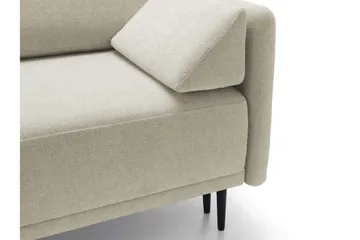 Enaya Sovesofa Med 3-Seters Divan - Beige - Møbler - Sofaer - Sovesofaer - Sovesofa divan