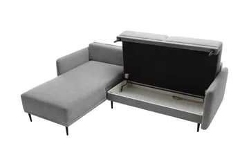 Enaya Sovesofa Med 3-Seters Divan - Beige - Møbler - Sofaer - Sovesofaer - Sovesofa divan