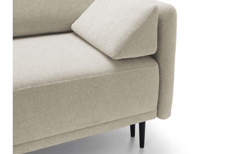 Enaya Sovesofa Med 3-Seters Divan - Grå - Møbler - Sofaer - Sovesofaer - Sovesofa divan