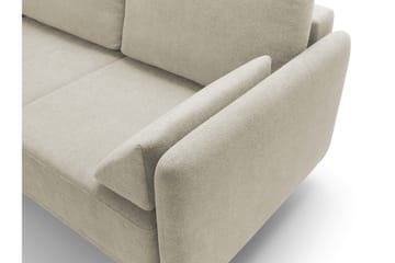 Enaya Sovesofa Med 3-Seters Divan - Grå - Møbler - Sofaer - Sovesofaer - Sovesofa divan