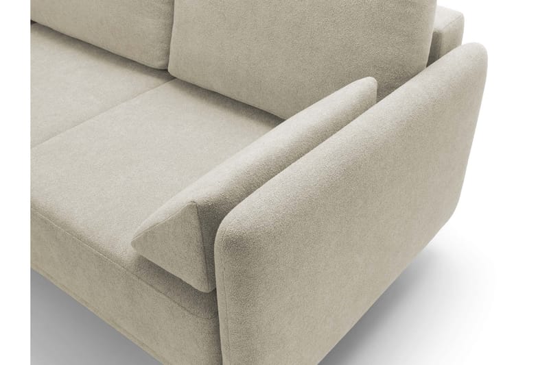 Enaya Sovesofa Med 3-Seters Divan - Grå - Møbler - Sofaer - Sovesofaer - Sovesofa divan