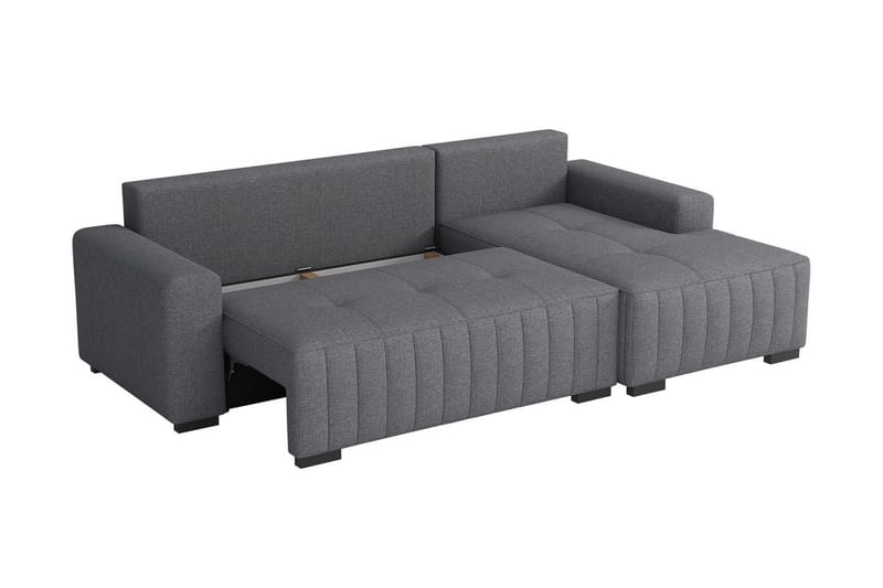 Esher 3-seters Hjørnesofa Venstre - Beige - Møbler - Sofaer - Sovesofaer - Langsgående sovesofa