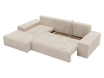Falor 3-seters sovesofa med divan, høyrevendt - blå - Møbler - Sofaer - Sovesofaer - Hjørnesovesofa