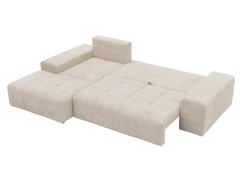 Falor 3-seters sovesofa med divan, høyrevendt - blå - Møbler - Sofaer - Sovesofaer - Hjørnesovesofa