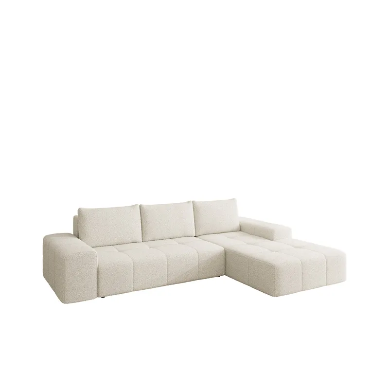 Falor 3-seters sovesofa med divan, høyrevendt, Offwhite