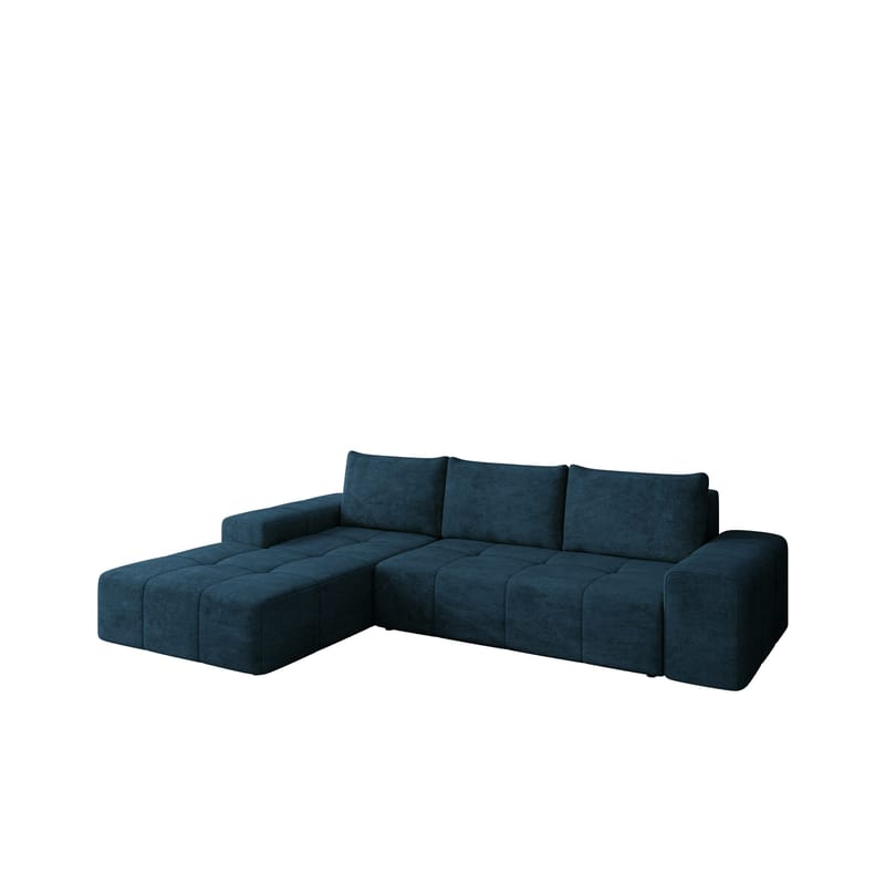 Falor 3-seters sovesofa med divan, venstrevendt - blå - Møbler - Sofaer - Sovesofaer - Hjørnesovesofa