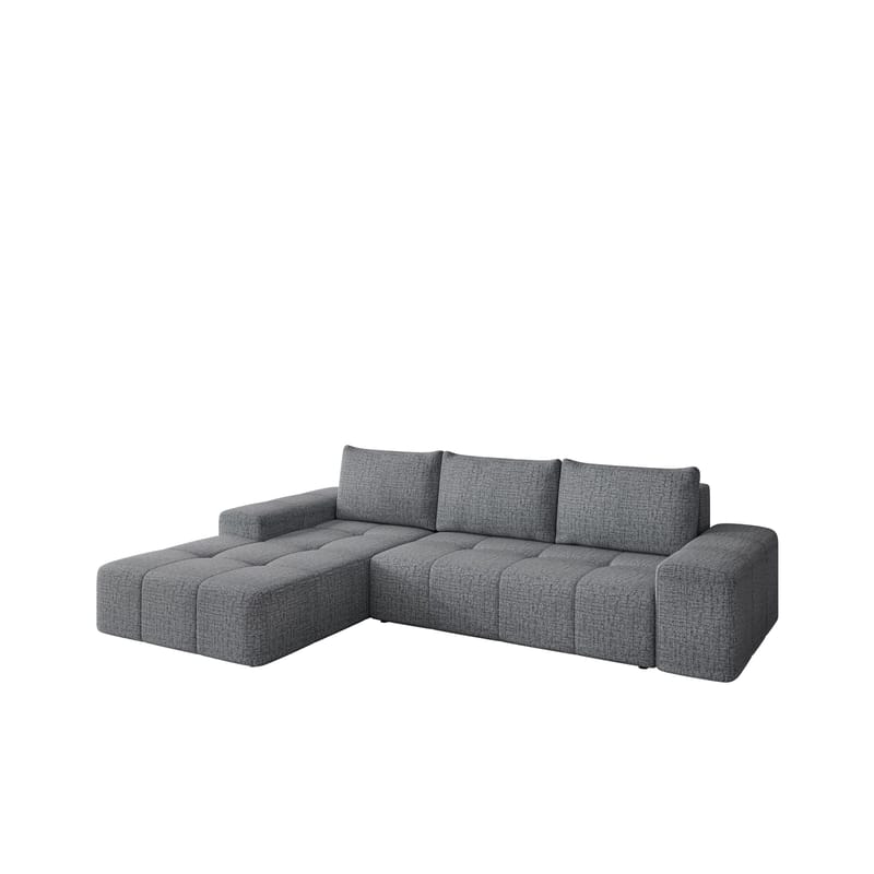 Falor 3-seters sovesofa med divan, venstrevendt - grå - Møbler - Sofaer - Sovesofaer - Hjørnesovesofa