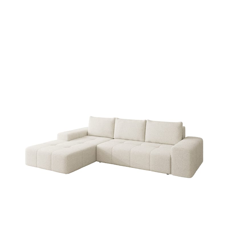 Falor 3-seters sovesofa med divan, venstrevendt, Offwhite