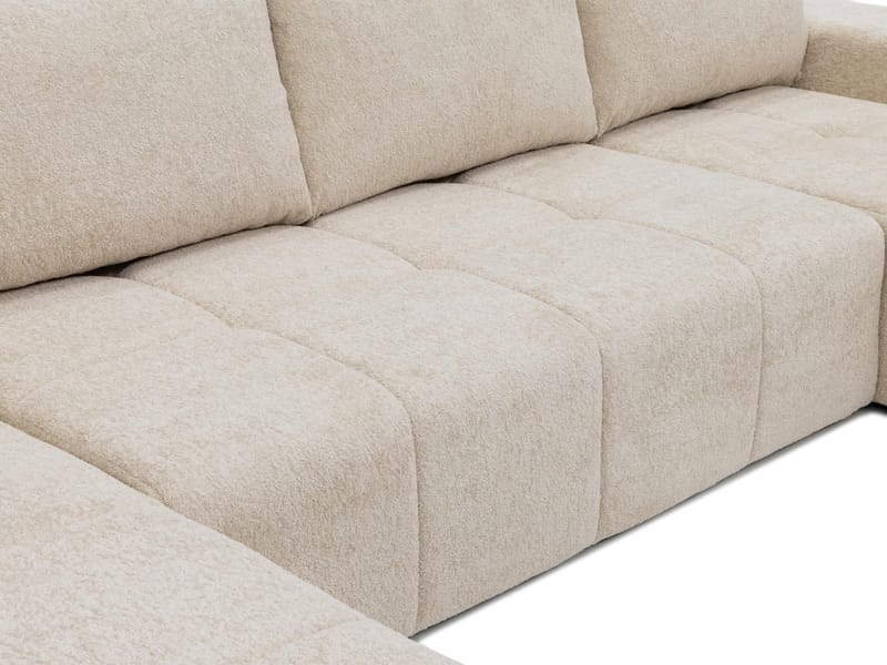 Falor 5-seters U-formet sovesofa - blå - Møbler - Sofaer - Sovesofaer - Hjørnesovesofa