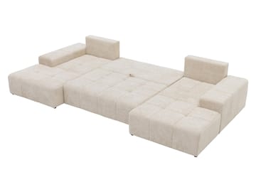 Falor 5-seters U-formet sovesofa - blå - Møbler - Sofaer - Sovesofaer - Hjørnesovesofa
