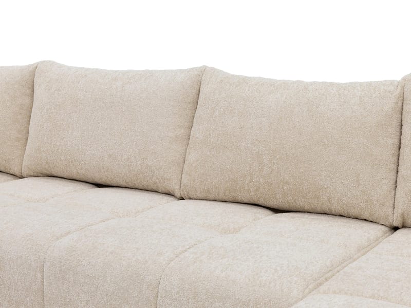 Falor 5-seters U-formet sovesofa - Brun - Møbler - Sofaer - Sovesofaer - Hjørnesovesofa