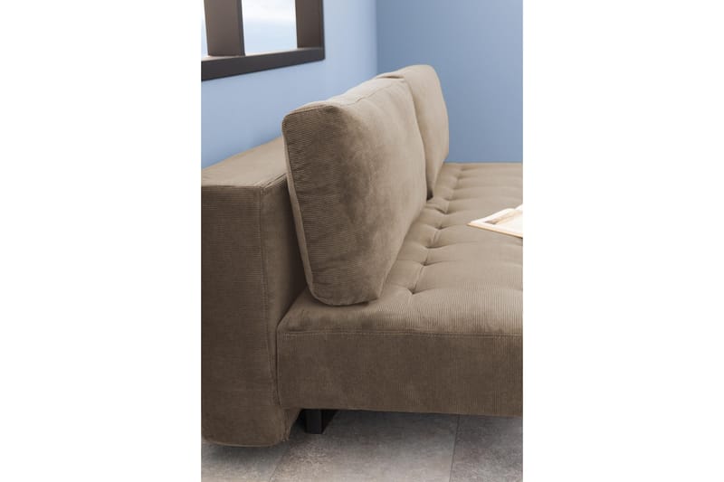Faura Sovesofa 3-seter - Beige - Møbler - Sofaer - Sovesofaer - 3 seters sovesofa
