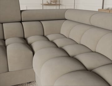 Fectory 6-seters Bubblig hjørnesovesofa med sjeselong og oppbevaring Høyre - Aura 18 - Møbler - Sofaer - Sovesofaer - Hjørnesovesofa
