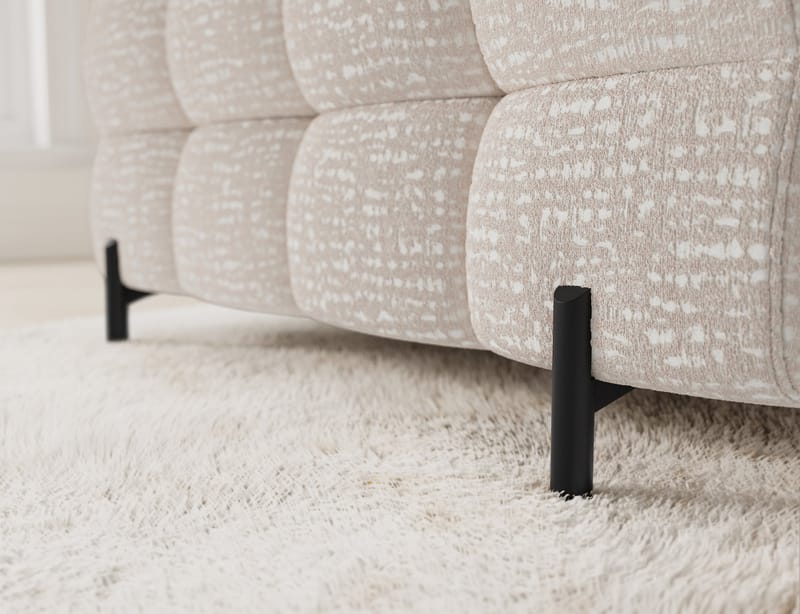 Fectory 6-seters Bubblig hjørnesovesofa med sjeselong og oppbevaring Høyre - Baffix 20 - Møbler - Sofaer - Sovesofaer - Hjørnesovesofa