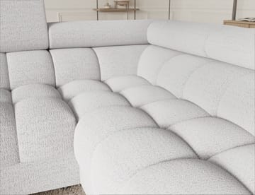 Fectory 6-seters Bubblig hjørnesovesofa med sjeselong og oppbevaring Høyre - Royal 01 - Møbler - Sofaer - Sovesofaer - Hjørnesovesofa