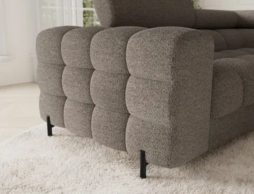 Fectory 6-seters Bubblig hjørnesovesofa med sjeselong og oppbevaring Høyre - Royal 20 - Møbler - Sofaer - Sovesofaer - Hjørnesovesofa