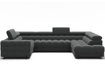 Fectory 6-seters Bubblig hjørnesovesofa med sjeselong og oppbevaring Høyre - Sola 06 - Møbler - Sofaer - Sovesofaer - Hjørnesovesofa