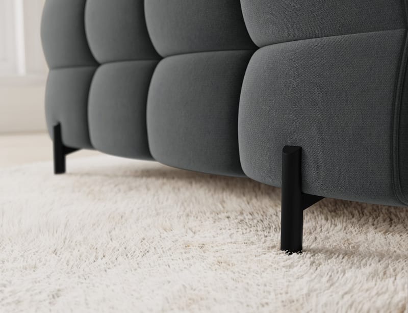 Fectory 6-seters Bubblig hjørnesovesofa med sjeselong og oppbevaring Høyre - Sola 06 - Møbler - Sofaer - Sovesofaer - Hjørnesovesofa