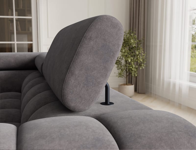 Fectory 6-seters Bubblig hjørnesovesofa med sjeselong og oppbevaring Venstre - Aura 04 - Møbler - Sofaer - Sovesofaer - Hjørnesovesofa