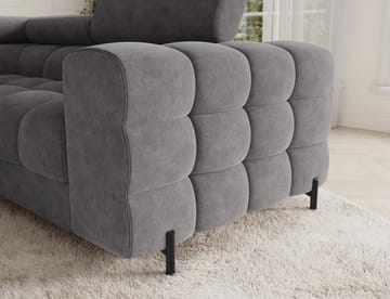 Fectory 6-seters Bubblig hjørnesovesofa med sjeselong og oppbevaring Venstre - Aura 04 - Møbler - Sofaer - Sovesofaer - Hjørnesovesofa
