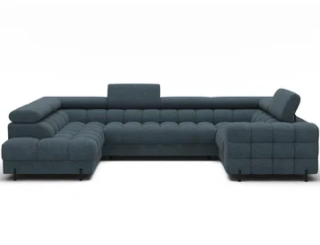Fectory 6-seters Bubblig hjørnesovesofa med sjeselong og oppbevaring Venstre - Jaffray 40 - Møbler - Sofaer - Sovesofaer - Hjørnesovesofa