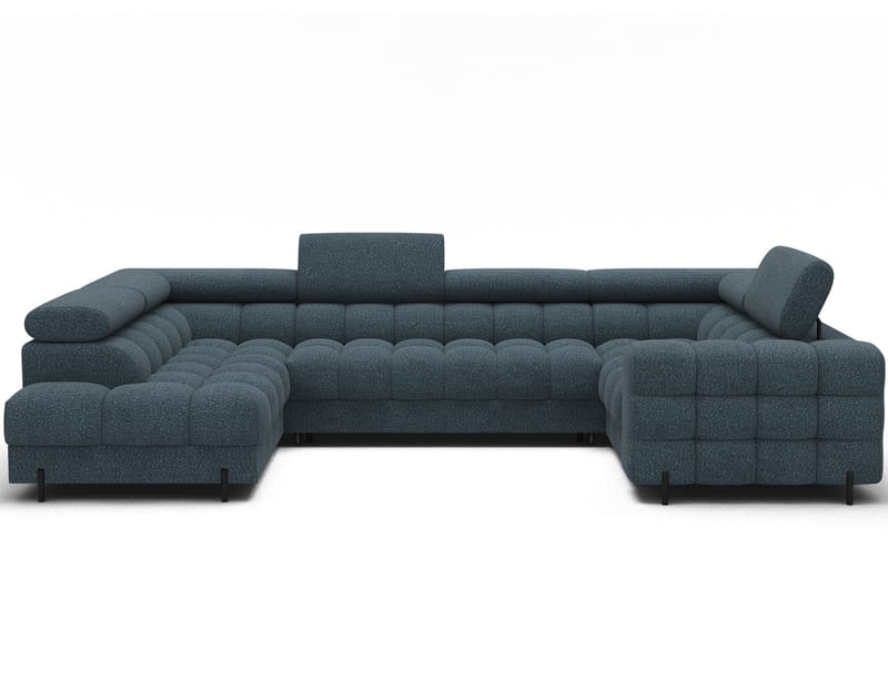 Fectory 6-seters Bubblig hjørnesovesofa med sjeselong og oppbevaring Venstre - Jaffray 40 - Møbler - Sofaer - Sovesofaer - Hjørnesovesofa