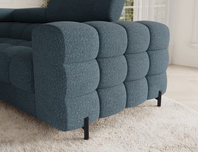 Fectory 6-seters Bubblig hjørnesovesofa med sjeselong og oppbevaring Venstre - Jaffray 40 - Møbler - Sofaer - Sovesofaer - Hjørnesovesofa
