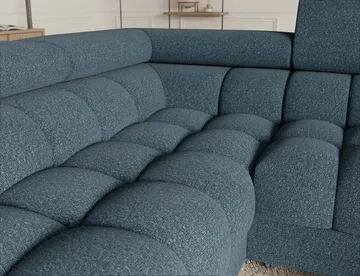 Fectory 6-seters Bubblig hjørnesovesofa med sjeselong og oppbevaring Venstre - Jaffray 40 - Møbler - Sofaer - Sovesofaer - Hjørnesovesofa