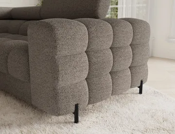 Fectory 6-seters Bubblig hjørnesovesofa med sjeselong og oppbevaring Venstre - Royal 20 - Møbler - Sofaer - Sovesofaer - Hjørnesovesofa