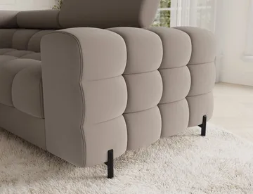Fectory 6-seters Bubblig hjørnesovesofa med sjeselong og oppbevaring Venstre - Sola 18 - Møbler - Sofaer - Sovesofaer - Hjørnesovesofa